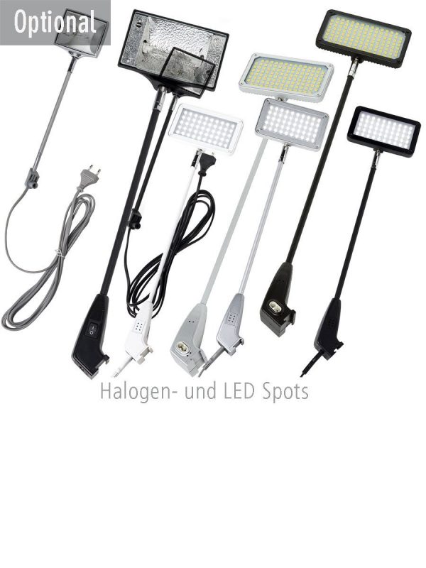 LED Spots und Halogenscheinwerfer