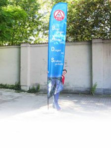 Beachflag Gerade G4
