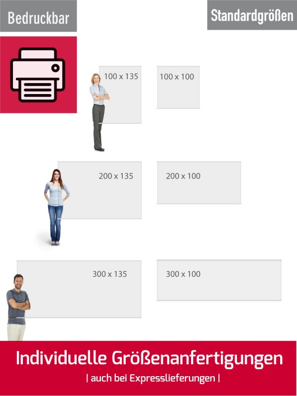 Klarer Spuckschutz in individuellen Abmessungen