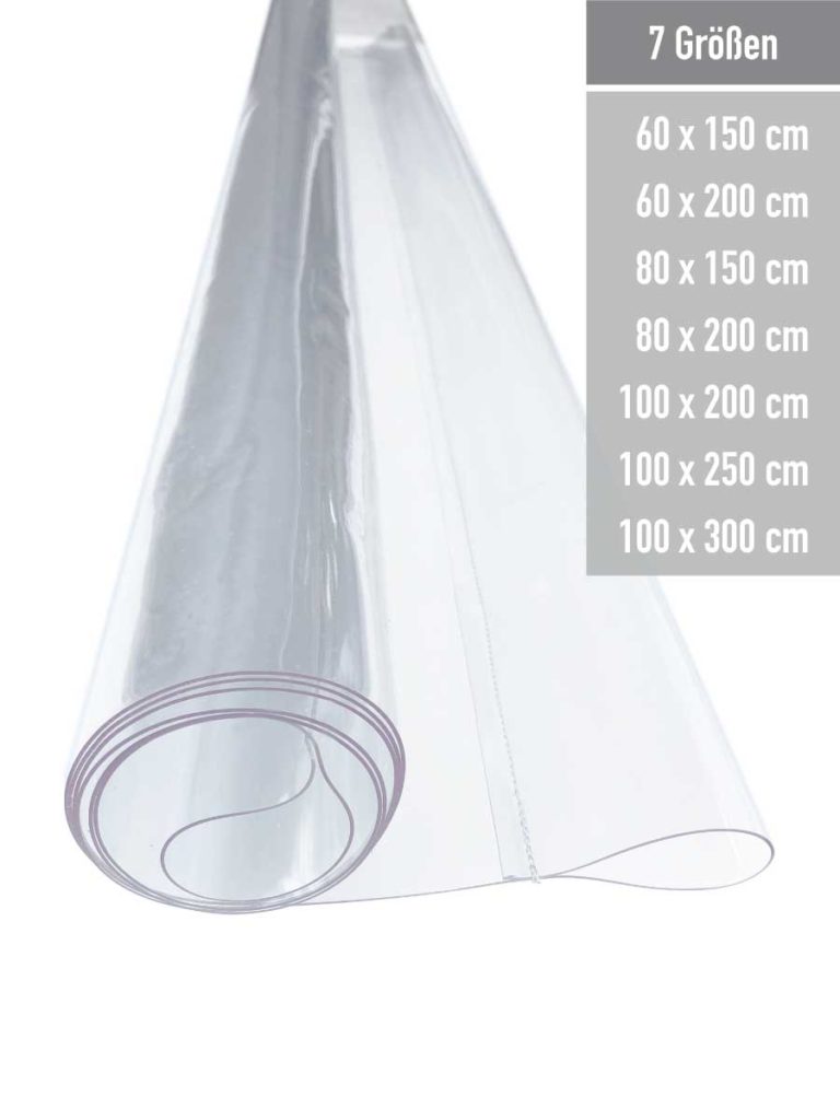 aufrollbarer PVC-Hygieneschutz