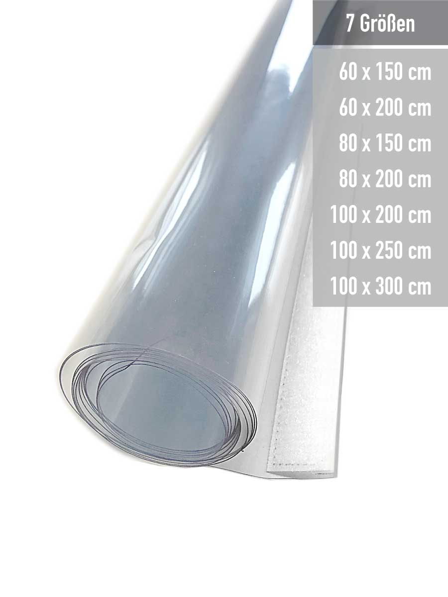 1402 Wandschoner / Schlagschutz aus transparentem PVC zum Schutz