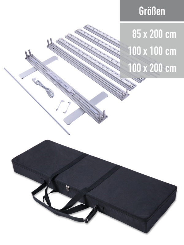 Lightbox Double 80 | Doppelseitiger LED Leuchtrahmen