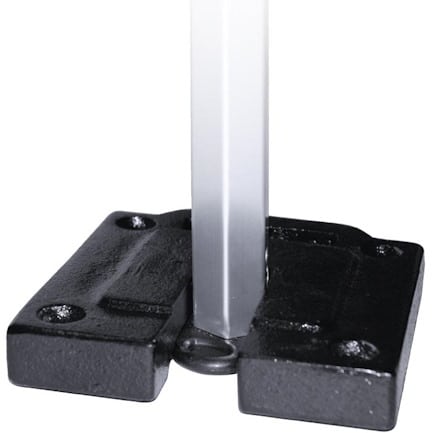 faltzelt-sechseckiger-pfosten-bodenplatten