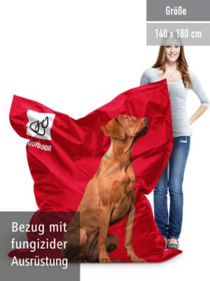 Outdoor-Sitzsack mit fungizider Ausrüstung | Schimmelresistent & langlebig